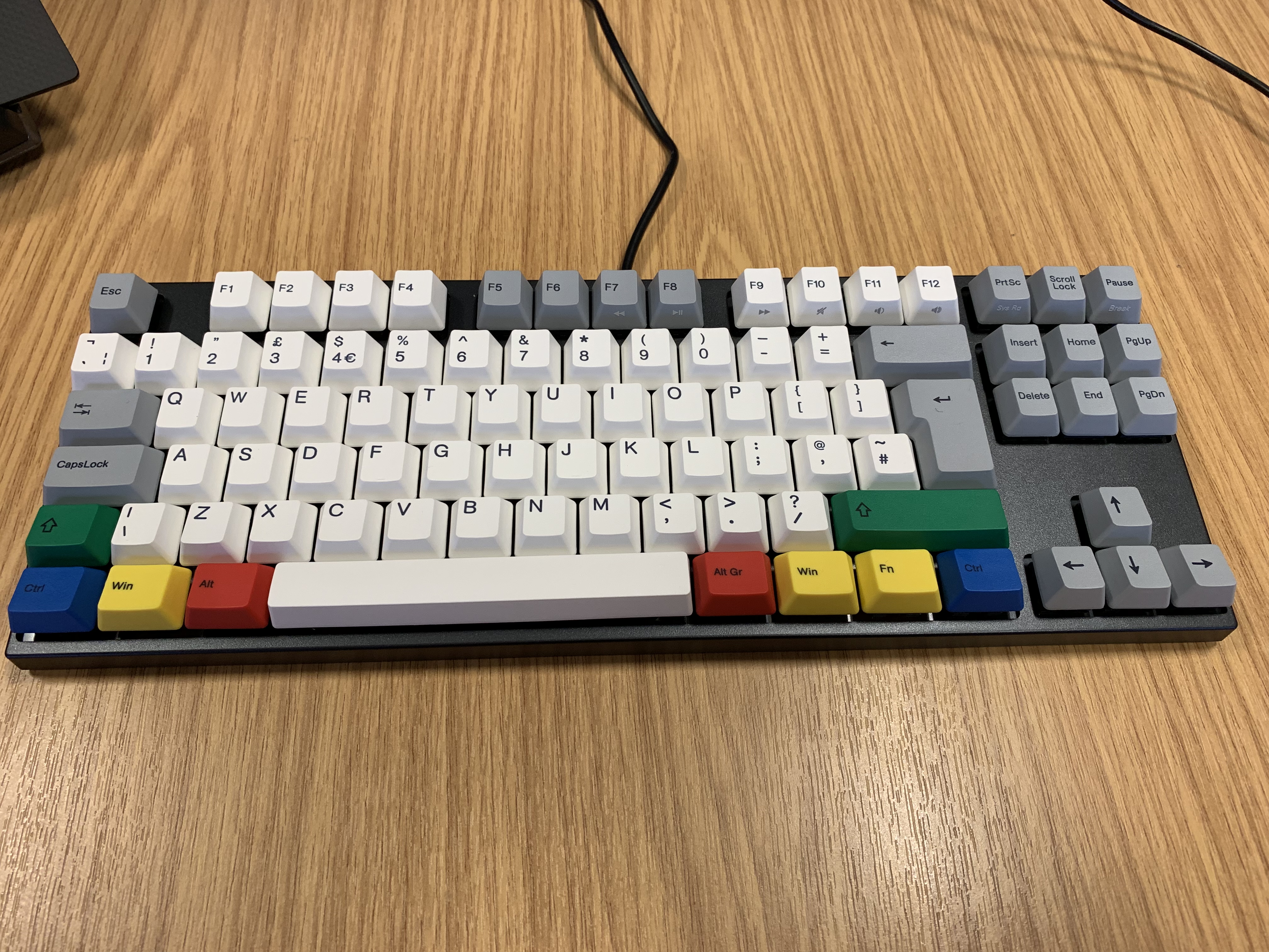 A Varmillo Keyboard with Cherry MX Clears