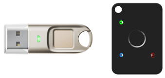 Feitian key devices with fingerprint reader