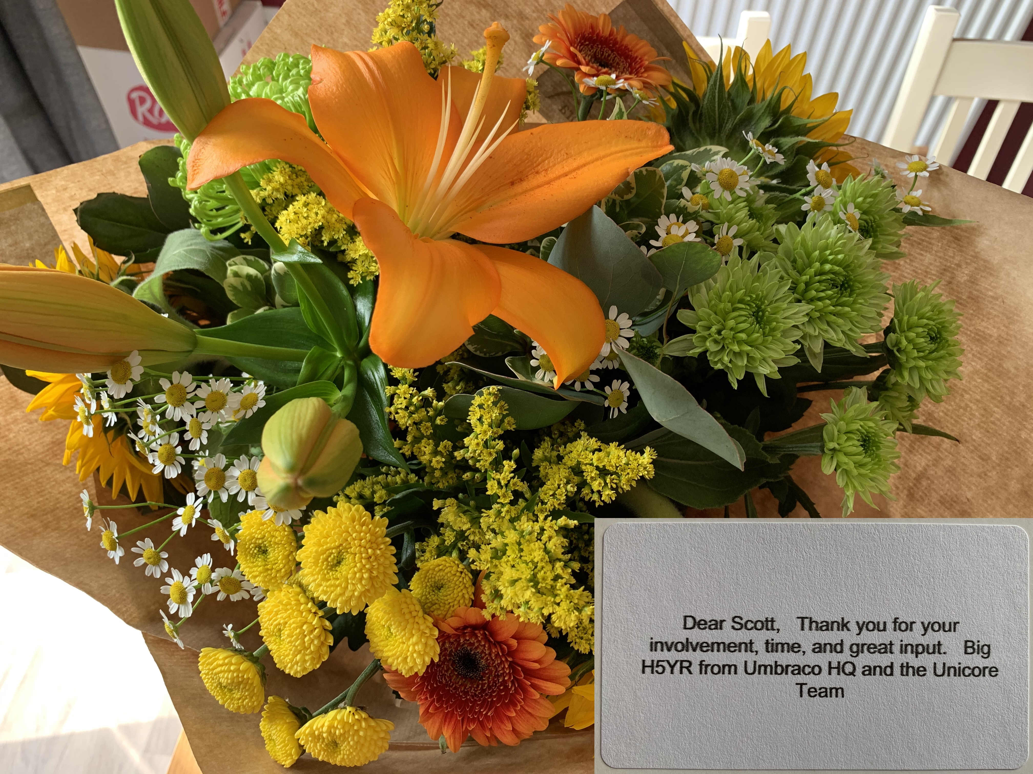 Flowers from the Unicore team